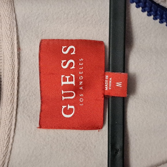 Guess Zip-Up Jacket M Blue Pink - Picture 3 of 4